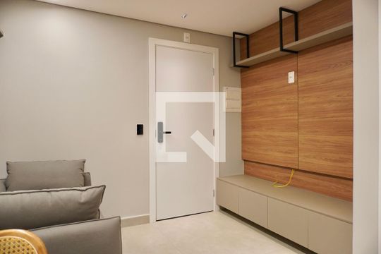 Sala de apartamento para alugar com 1 quarto, 40m² em Barro Preto, Belo Horizonte