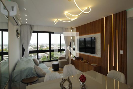 Sala de apartamento à venda com 1 quarto, 56m² em Jardim São Pedro, Porto Alegre
