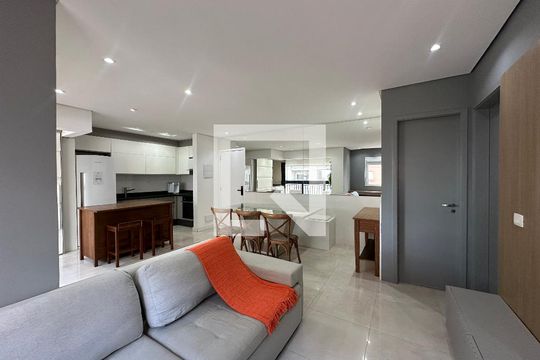 Sala de apartamento à venda com 1 quarto, 64m² em Alphaville Empresarial, Barueri