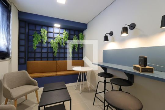 Área Comum - Home Office de apartamento para alugar com 2 quartos, 35m² em Santa Maria, Santo André