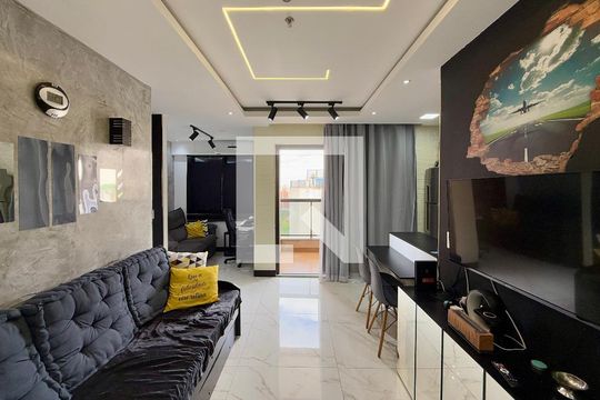 Sala  de apartamento à venda com 1 quarto, 45m² em Nova Piraju, São Paulo