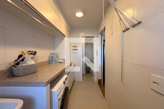 Lavanderia de apartamento à venda com 3 quartos, 128m² em Campestre, Santo André