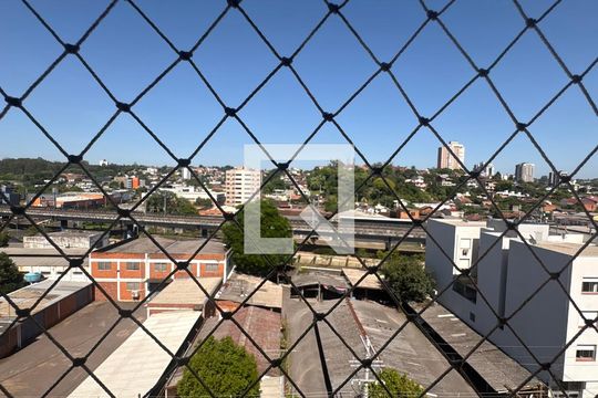 Vista da Sala de apartamento à venda com 2 quartos, 59m² em Pátria Nova, Novo Hamburgo