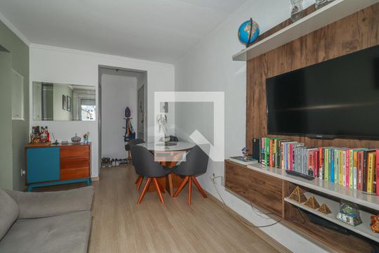 Sala de apartamento à venda com 1 quarto, 42m² em Jardim Dona Leopoldina, Porto Alegre