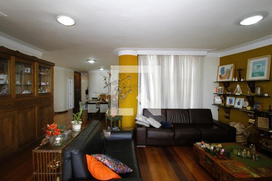 Sala de apartamento à venda com 4 quartos, 200m² em Gutierrez, Belo Horizonte