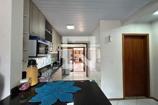 Cozinha de casa à venda com 2 quartos, 59m² em Arroio da Manteiga, São Leopoldo