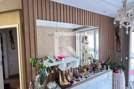 Sala de apartamento à venda com 3 quartos, 91m² em Vila Santa Teresa, Santo André