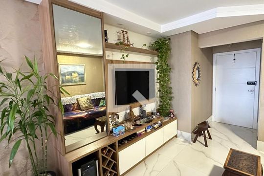 Sala de apartamento à venda com 3 quartos, 91m² em Vila Santa Teresa, Santo André