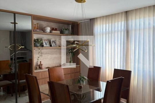 Sala de apartamento à venda com 4 quartos, 210m² em Palmares, Belo Horizonte