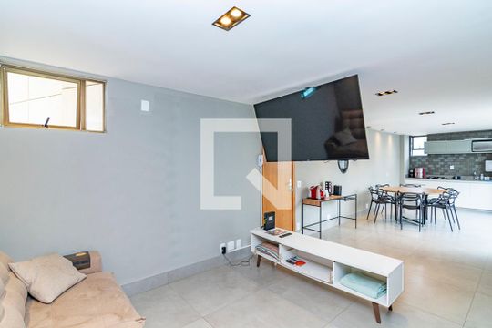 Sala de apartamento à venda com 2 quartos, 115m² em Vale do Sereno, Nova Lima