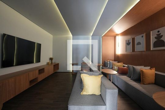 Área comum de kitnet/studio para alugar com 1 quarto, 24m² em Pinheiros, São Paulo