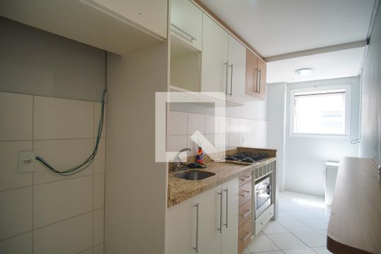 Cozinha de apartamento à venda com 2 quartos, 57m² em Centro, Novo Hamburgo
