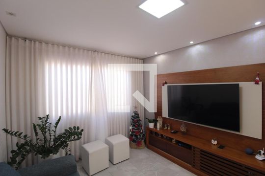 Sala de apartamento à venda com 2 quartos, 72m² em Paquetá, Belo Horizonte
