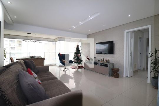 Sala de apartamento à venda com 3 quartos, 115m² em Jardim, Santo André