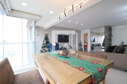 Varanda Gourmet  de apartamento à venda com 3 quartos, 115m² em Jardim, Santo André
