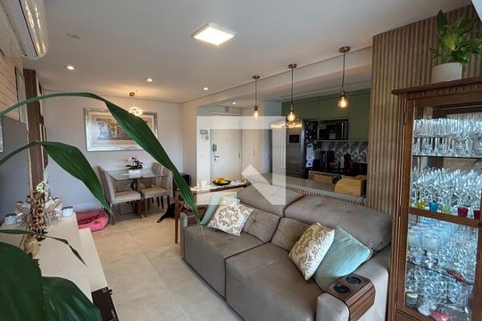 Sala - Sala de Jantar de apartamento à venda com 3 quartos, 92m² em Vila Apiai, Santo André