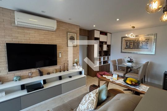 Sala - Sala de Jantar de apartamento à venda com 3 quartos, 92m² em Vila Apiai, Santo André
