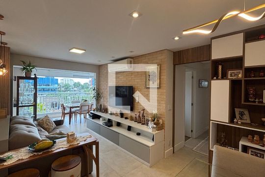 Sala - Sala de Jantar de apartamento à venda com 3 quartos, 92m² em Vila Apiai, Santo André