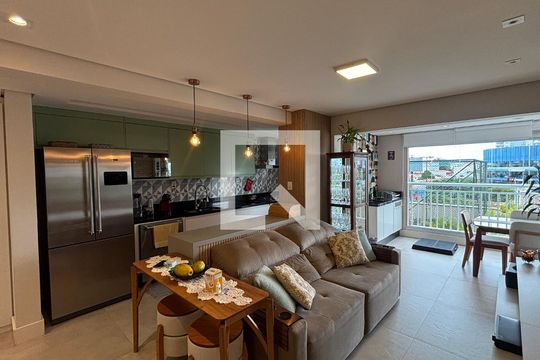 Sala - Sala de Jantar de apartamento à venda com 3 quartos, 92m² em Vila Apiai, Santo André