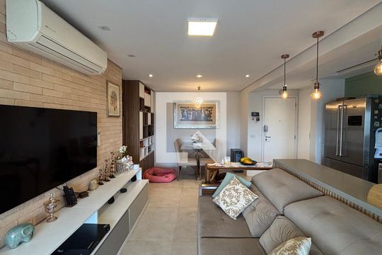 Sala - Sala de Jantar de apartamento à venda com 3 quartos, 92m² em Vila Apiai, Santo André