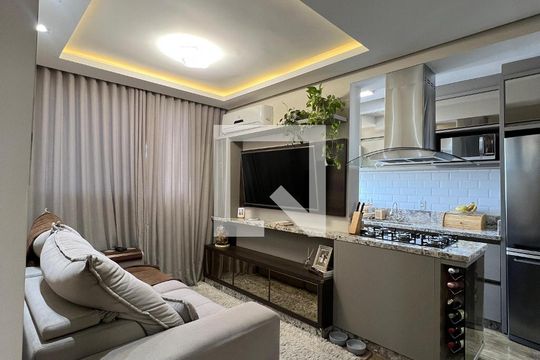Sala de apartamento à venda com 2 quartos, 50m² em São Jorge, Novo Hamburgo
