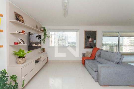 Sala de apartamento para alugar com 4 quartos, 223m² em Jardim Marajoara, São Paulo