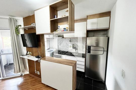 Sala de apartamento para alugar com 2 quartos, 48m² em Vila Bela Vista (zona Norte), São Paulo