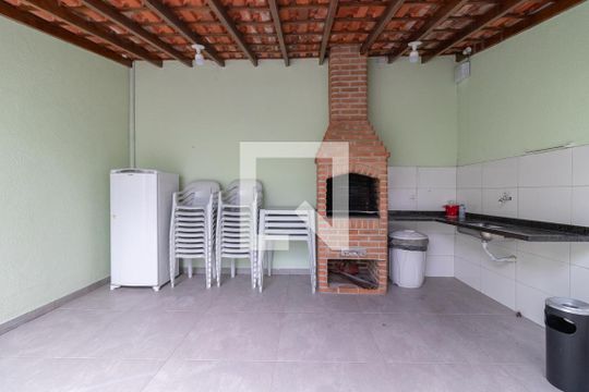 Área comum - Churrasqueira de casa de condomínio para alugar com 3 quartos, 86m² em Vila Guilhermina, São Paulo