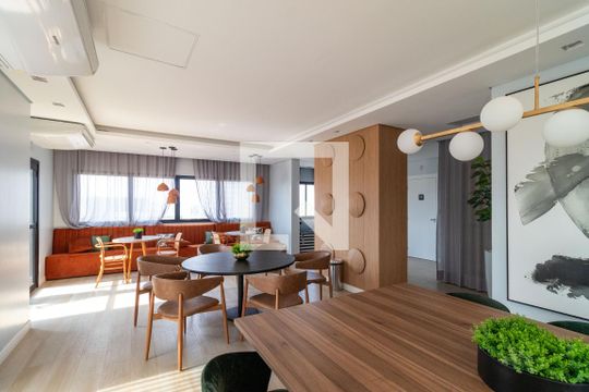 Área comum - Salão Gourmet de kitnet/studio à venda com 1 quarto, 25m² em Vila Pompéia, São Paulo