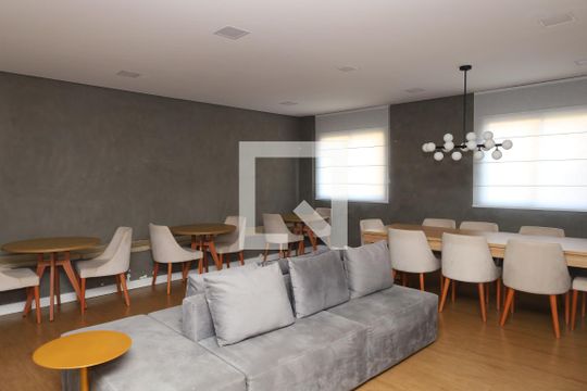 Área comum - Salão de festas de apartamento à venda com 2 quartos, 34m² em Vila Norma, São Paulo