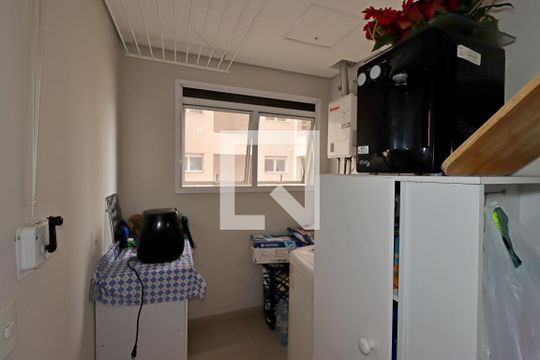 Área de Serviço de apartamento à venda com 2 quartos, 74m² em Campestre, Santo André