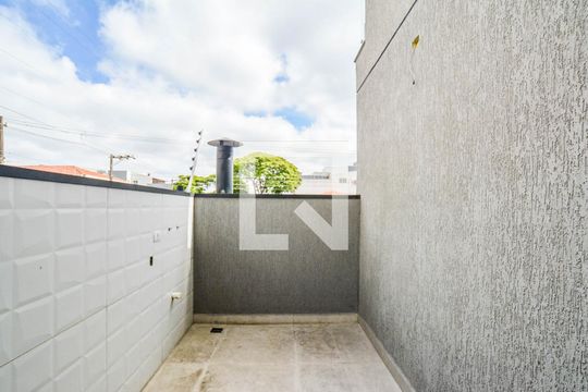 Área de Serviço de casa à venda com 2 quartos, 76m² em Vila Alzira, Santo André