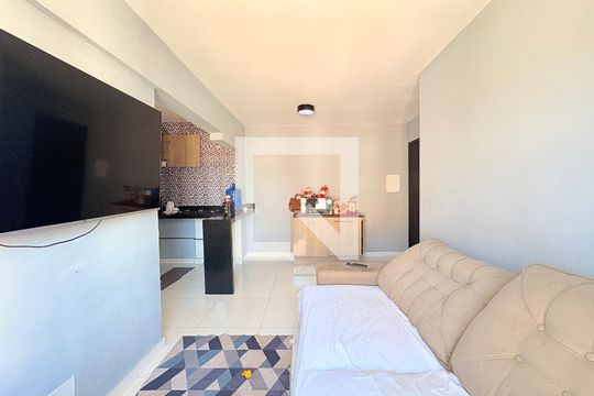 Sala de apartamento à venda com 2 quartos, 49m² em Residencial Alexandria, Várzea Paulista