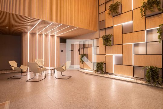 Área comum - Recepção de apartamento à venda com 1 quarto, 42m² em Consolação, São Paulo