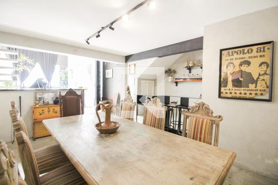 Sala de Jantar de casa à venda com 6 quartos, 450m² em Água Rasa, São Paulo