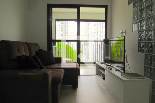 Sala de apartamento à venda com 1 quarto, 41m² em Continental, Osasco