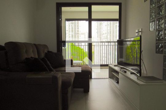 Sala de apartamento à venda com 1 quarto, 41m² em Continental, Osasco