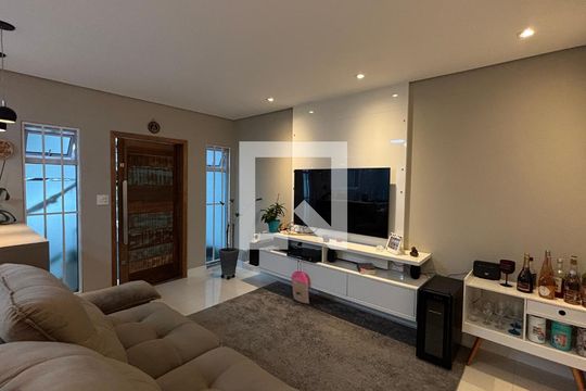 Sala - Cozinha de casa à venda com 2 quartos, 136m² em Vila Assunção, Santo André