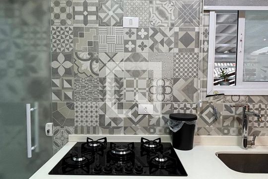 Sala - Cozinha de casa à venda com 2 quartos, 136m² em Vila Assunção, Santo André