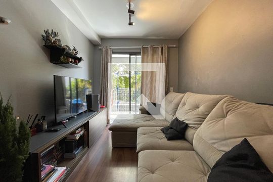 Sala de apartamento à venda com 2 quartos, 57m² em Ferreira, São Paulo