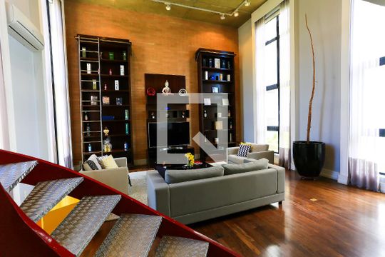 Sala  de apartamento à venda com 1 quarto, 160m² em Vila Andrade, São Paulo