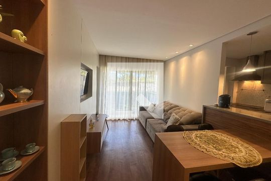 Sala de apartamento para alugar com 1 quarto, 50m² em Melville Empresarial Ii, Barueri