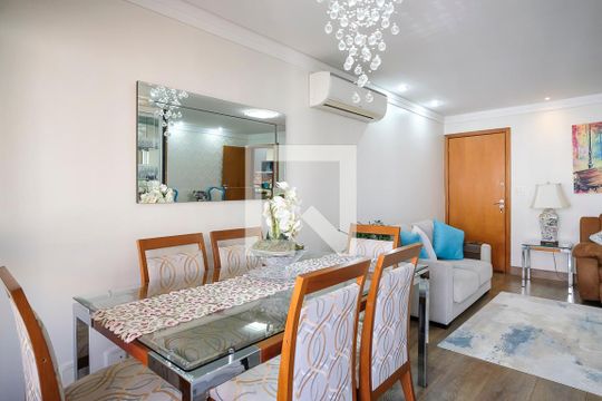 Sala de apartamento à venda com 3 quartos, 118m² em Barcelona, São Caetano do Sul