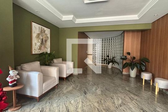 Hall de entrada de apartamento para alugar com 3 quartos, 70m² em Baeta Neves, São Bernardo do Campo