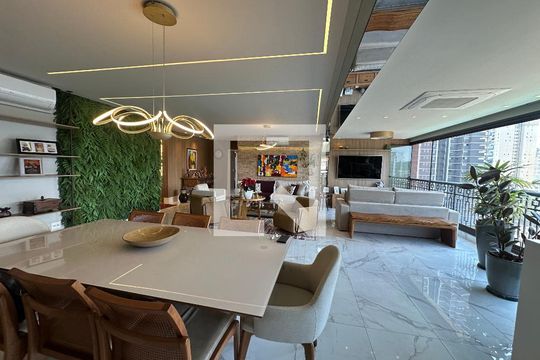 Sala de apartamento à venda com 3 quartos, 228m² em Alphaville Empresarial, Barueri