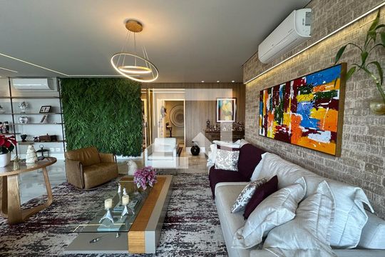Sala de apartamento à venda com 3 quartos, 228m² em Alphaville Empresarial, Barueri