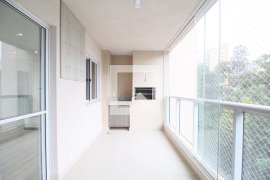 Varanda Sala de apartamento à venda com 3 quartos, 105m² em Jardim Vazani, São Paulo