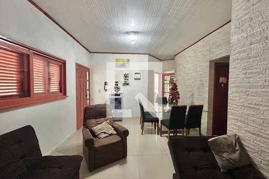 Sala de casa à venda com 3 quartos, 113m² em Canudos, Novo Hamburgo