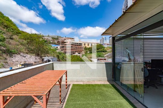 Varanda da Sala 3 de casa à venda com 4 quartos, 330m² em Santa Lúcia, Belo Horizonte