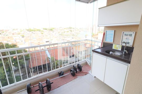 Sala de apartamento à venda com 2 quartos, 73m² em Cidade das Flores, Osasco